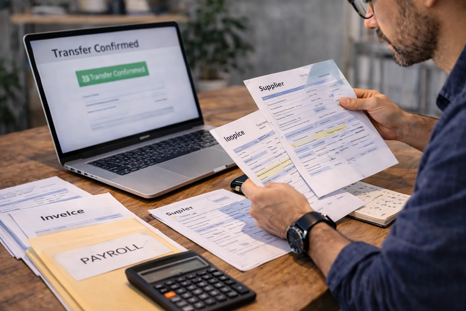 Small business owner using working capital financing to cover urgent operating expenses