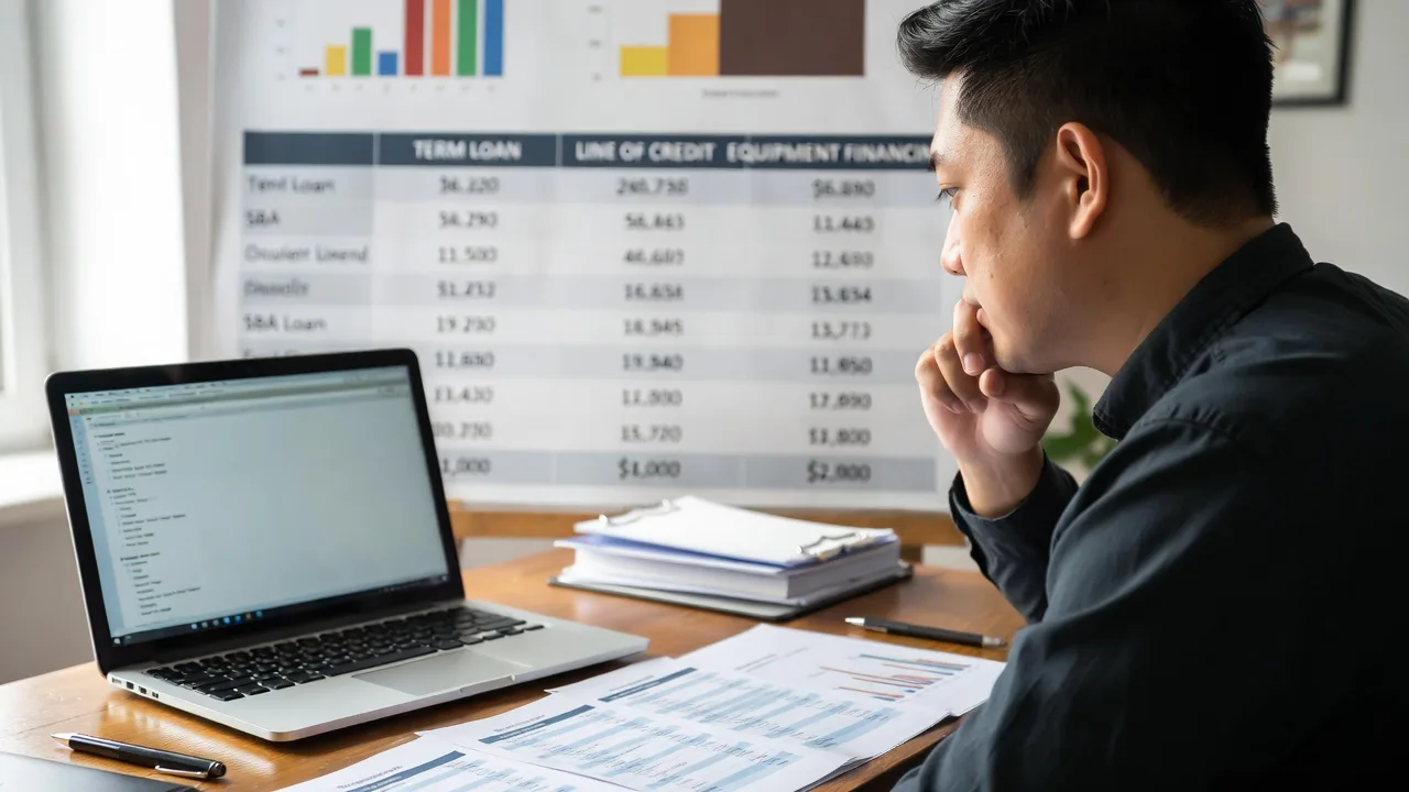 Different loan types are designed for different business needs