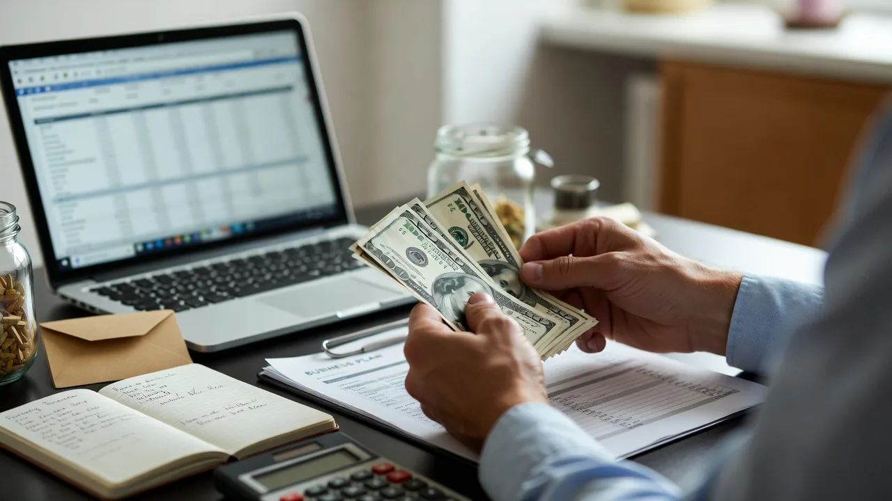 Starting small with personal funds.