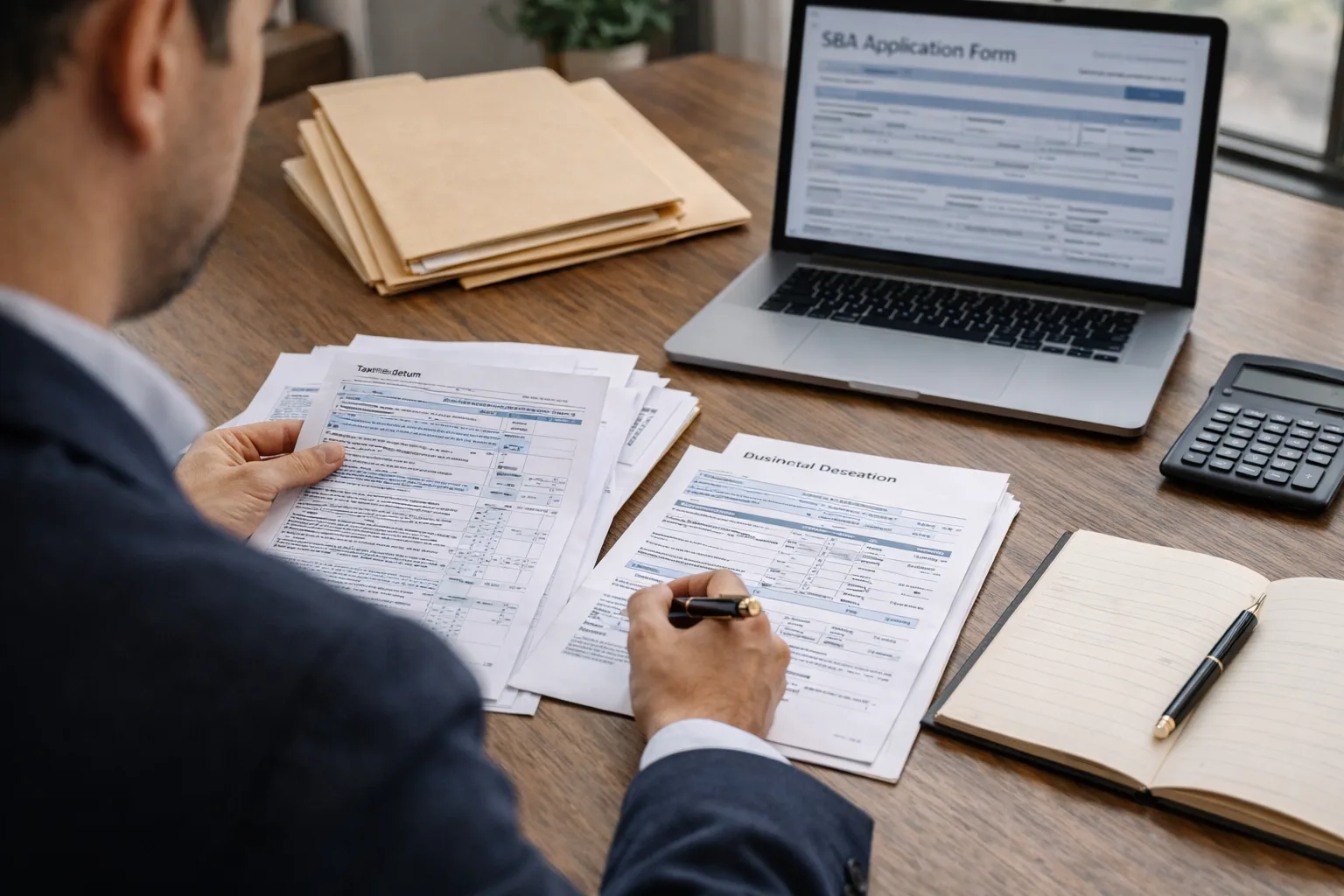 Preparing documentation is one of the most time-consuming steps in an SBA loan application.