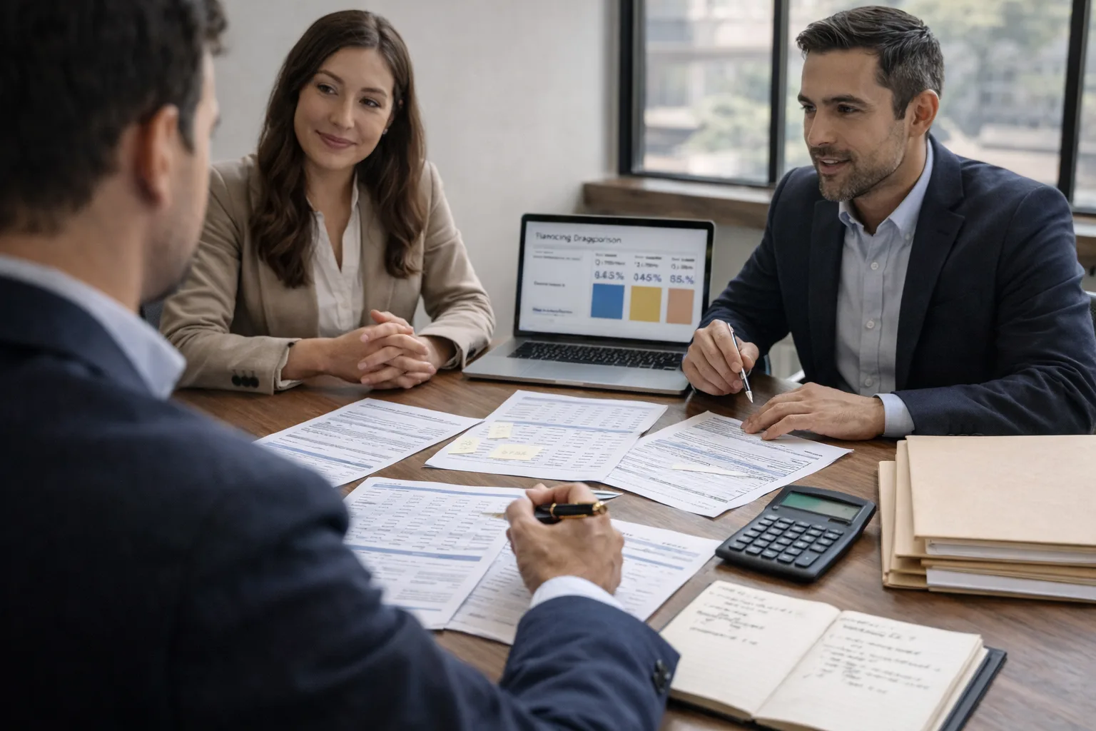 SBA 504 loans work through a three-part financing structure.