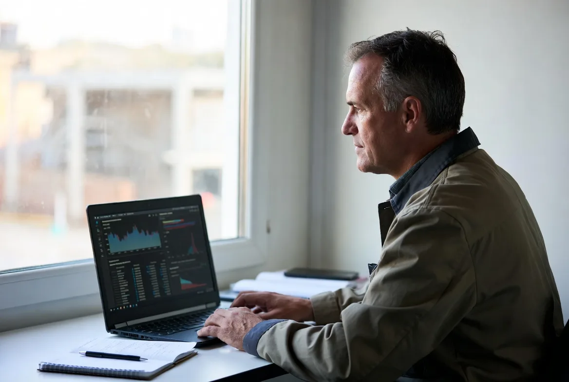 Contractor comparing financing options for construction business