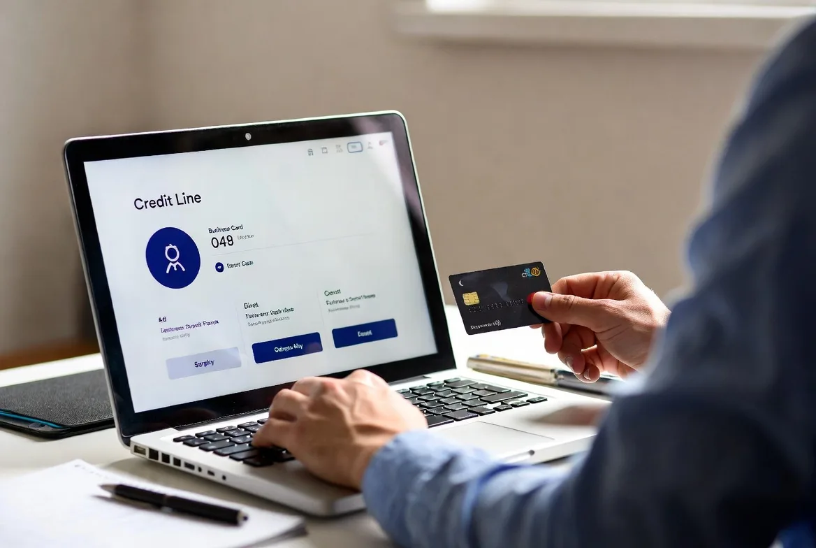 Using unsecured business credit line or credit card for expenses